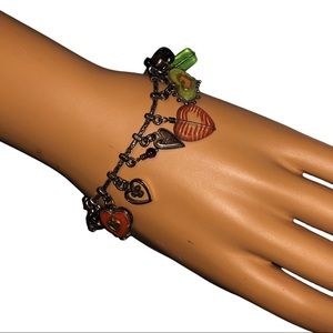 Vintage Brighton Charm Bracelet - 7 1/2”